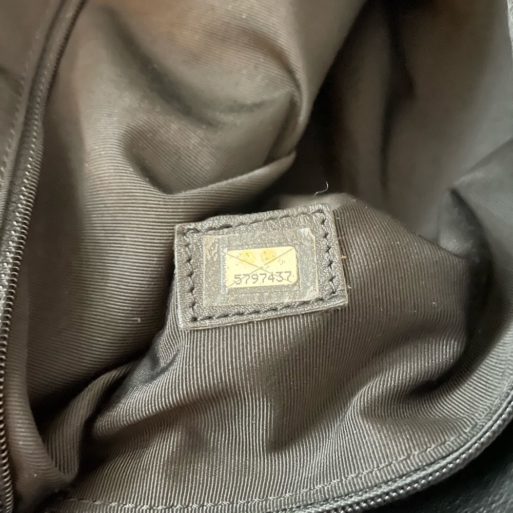 Authentic Chanel Vintage Black CC Turn-lock Leather Satchel - Picture 13 of 13